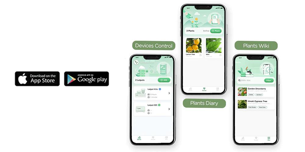 How to use LetPot App when you got LetPot indoor gardening kits - LetPot's garden