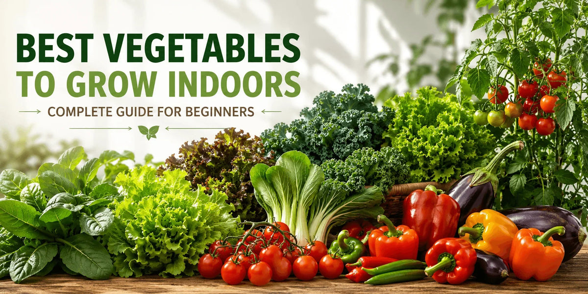 How to Grow Vegetables Indoors Year-Round: A Beginner-Friendly Guide
