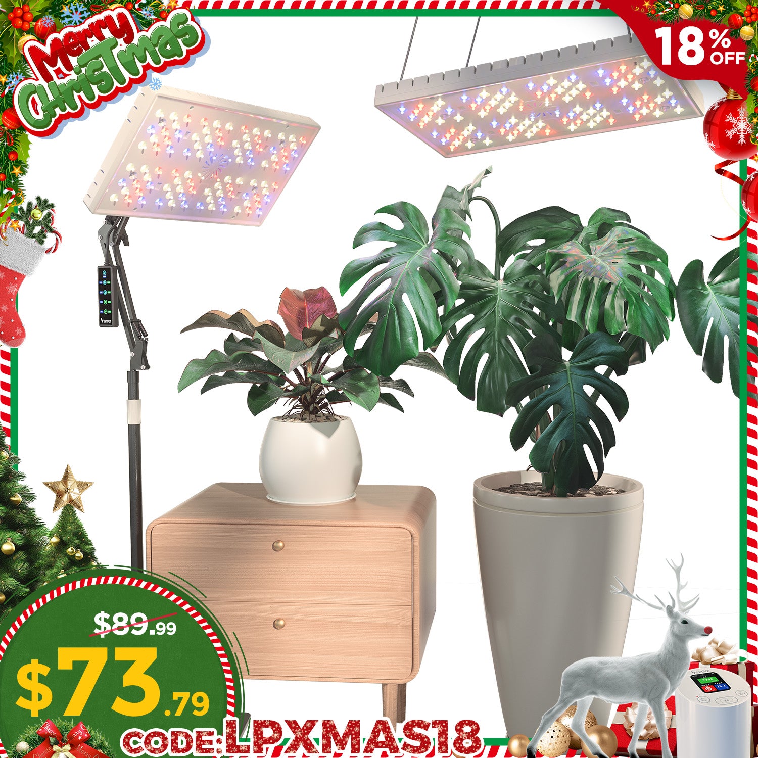 LetPot Smart Indoor Plant Grow Lights - 48/60 Watt