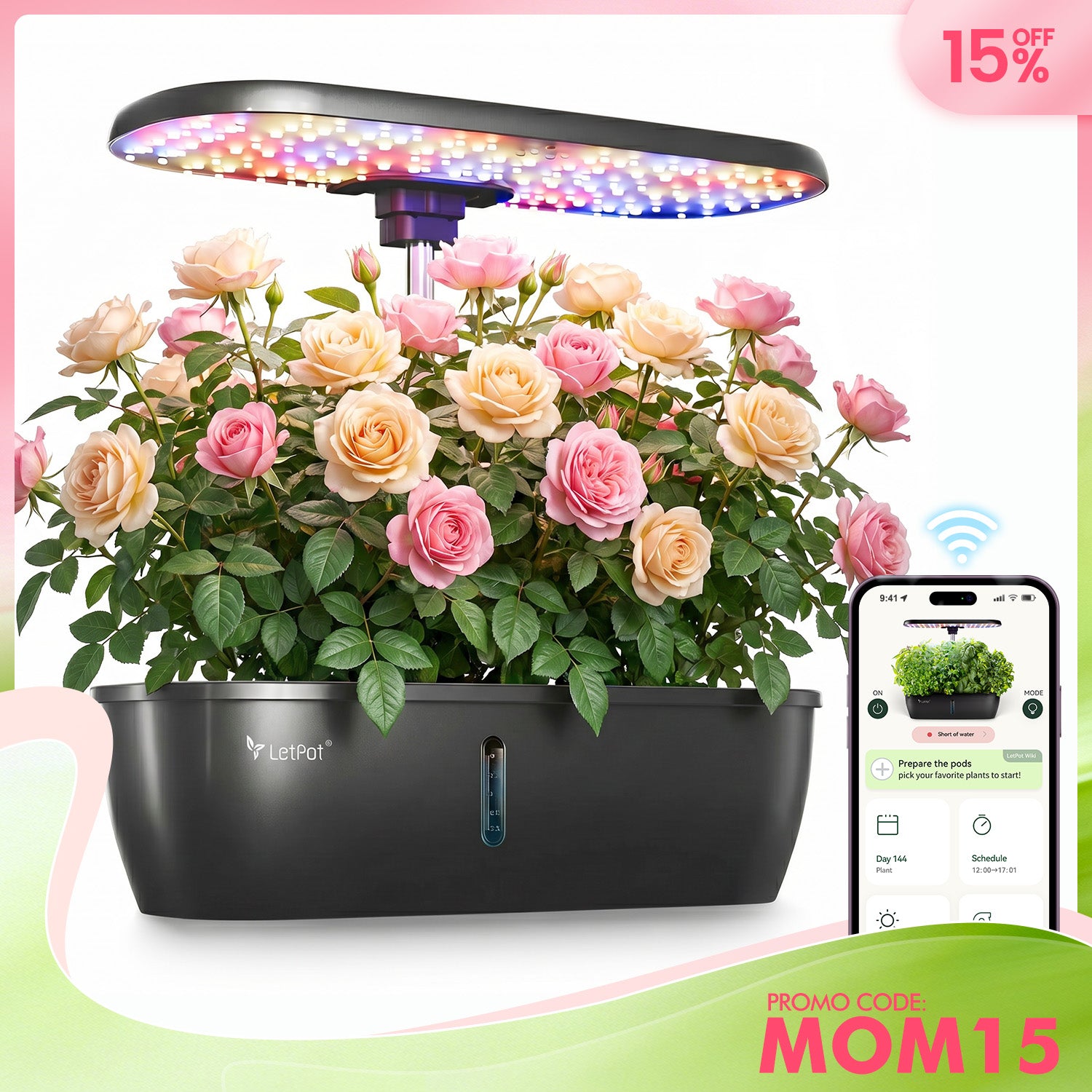 LetPot LPH-Lite Hydroponics Growing System 12 Pods