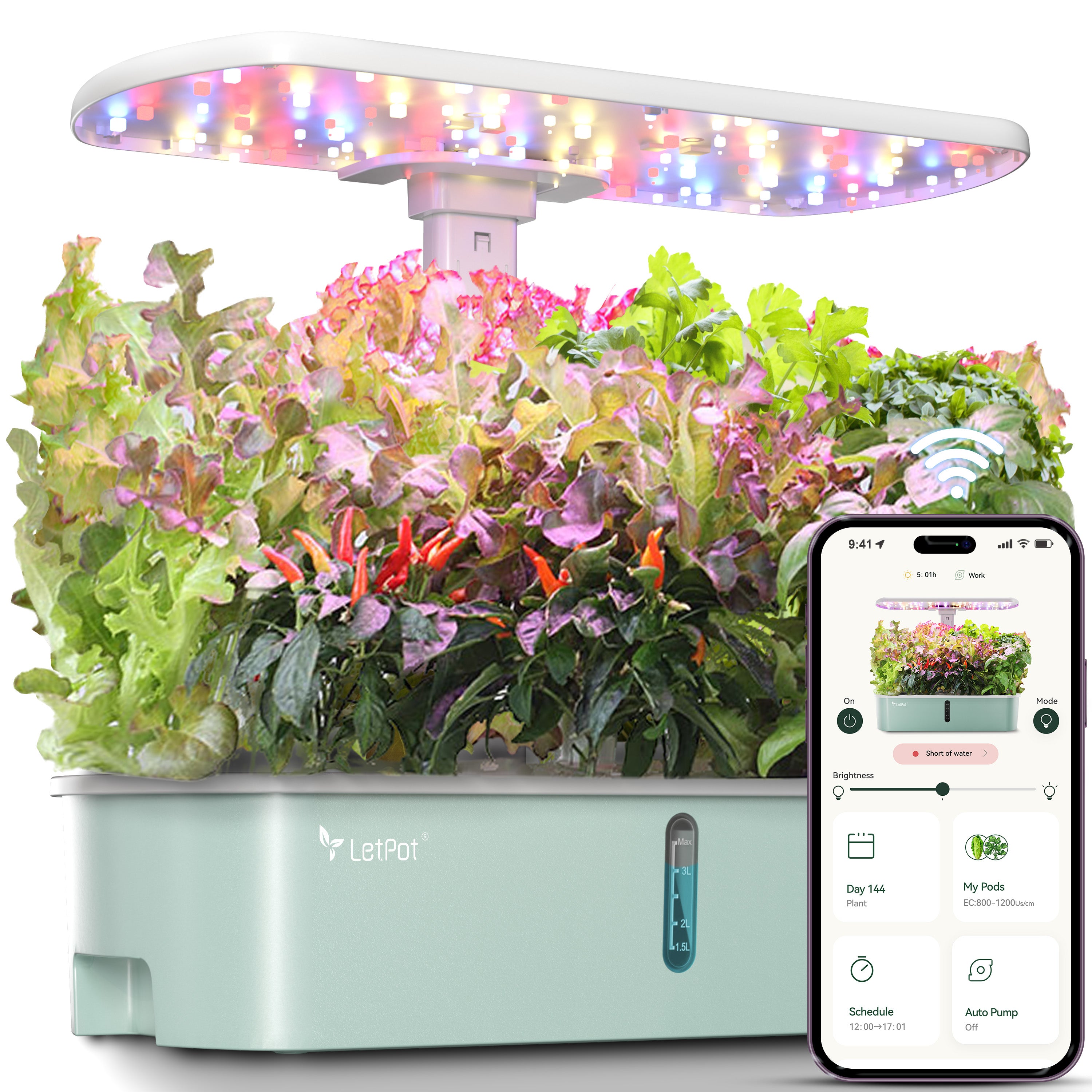 LetPot Air 10 Pods Hydroponic Gardening System
