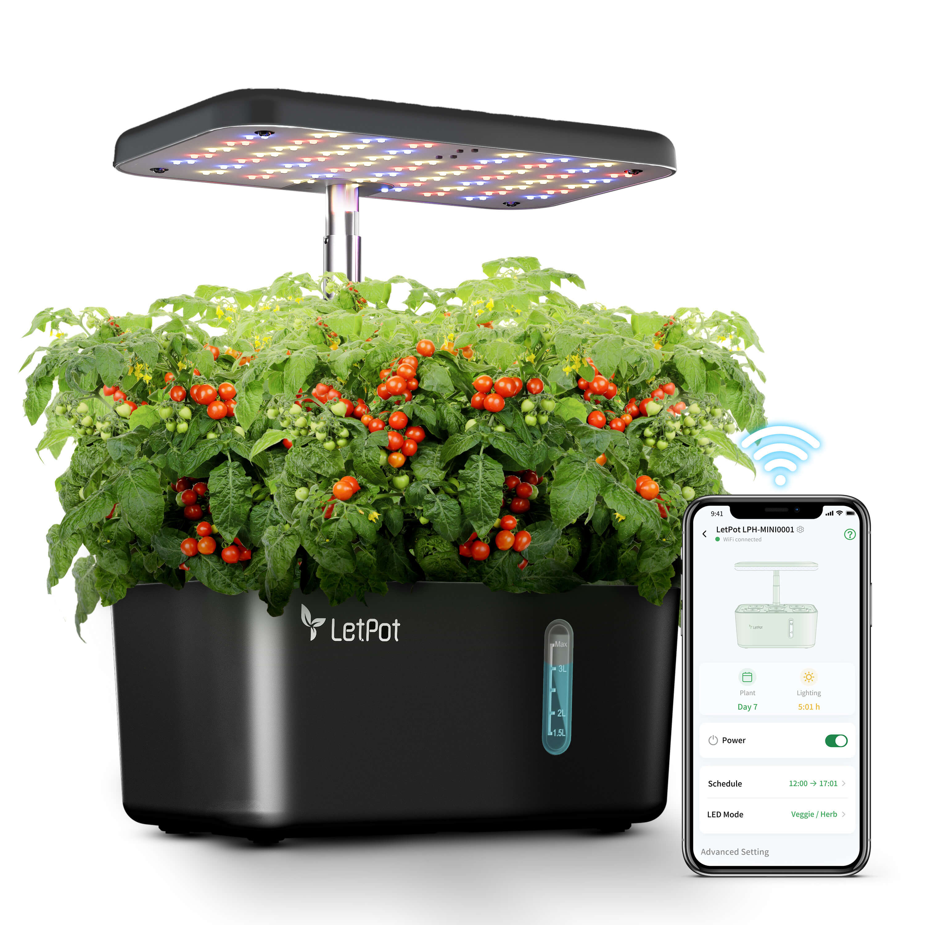 LetPot Mini 5-Pod Indoor Hydroponic Garden