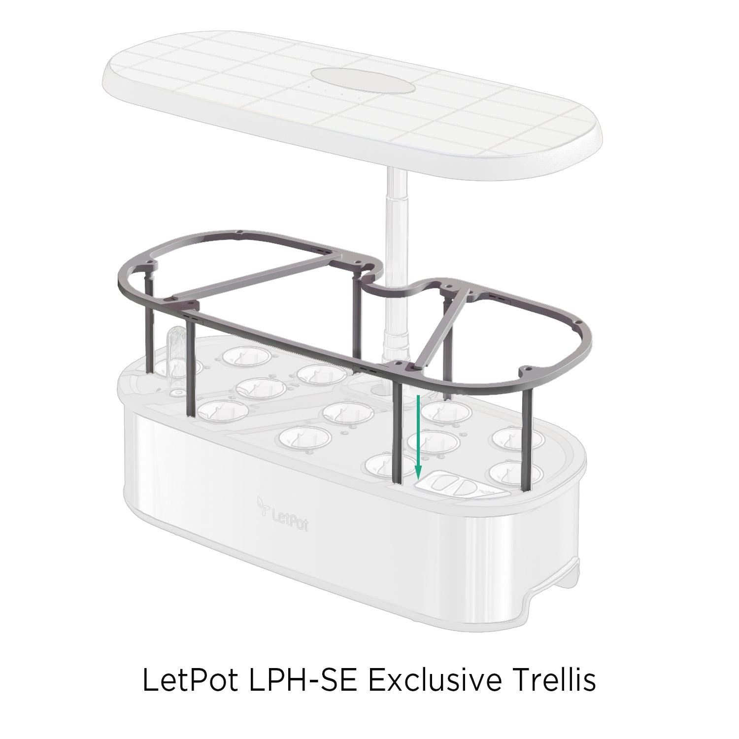 plant support for hydroponics LetPot Trellis Stand for LetPot Hydroponic Gardens