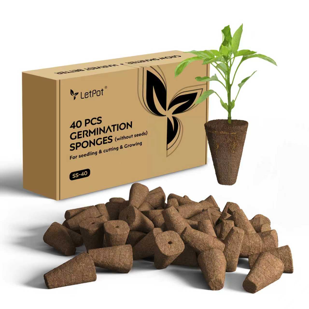 80Pcs Seedling Sponges For SS-Pro