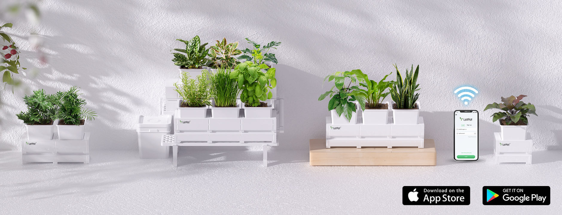 self watering planters