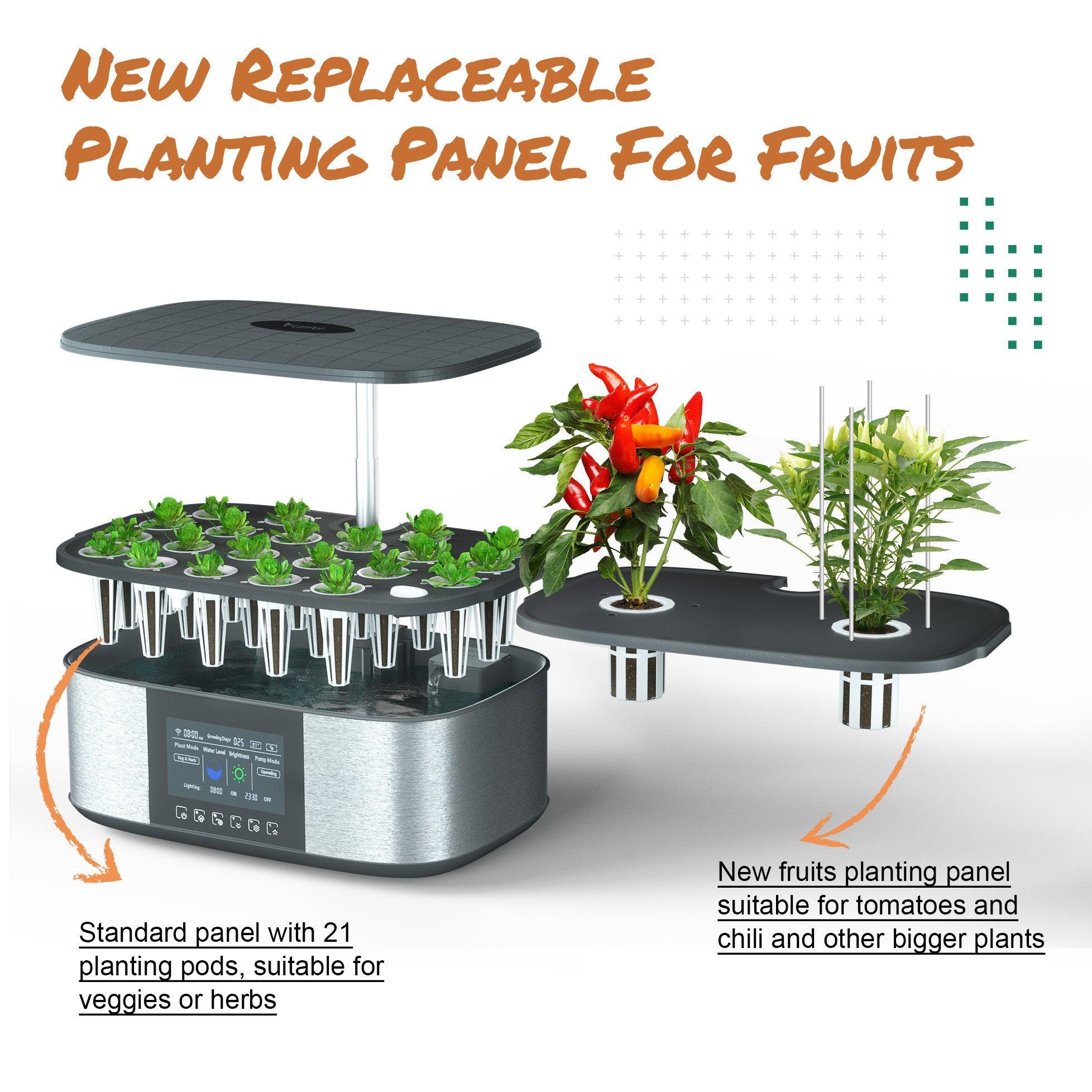 2-pod growing tray for LetPot Max hydroponic garden,