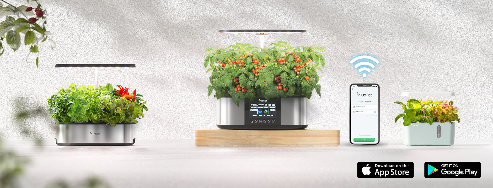 indoor hydroponic garden