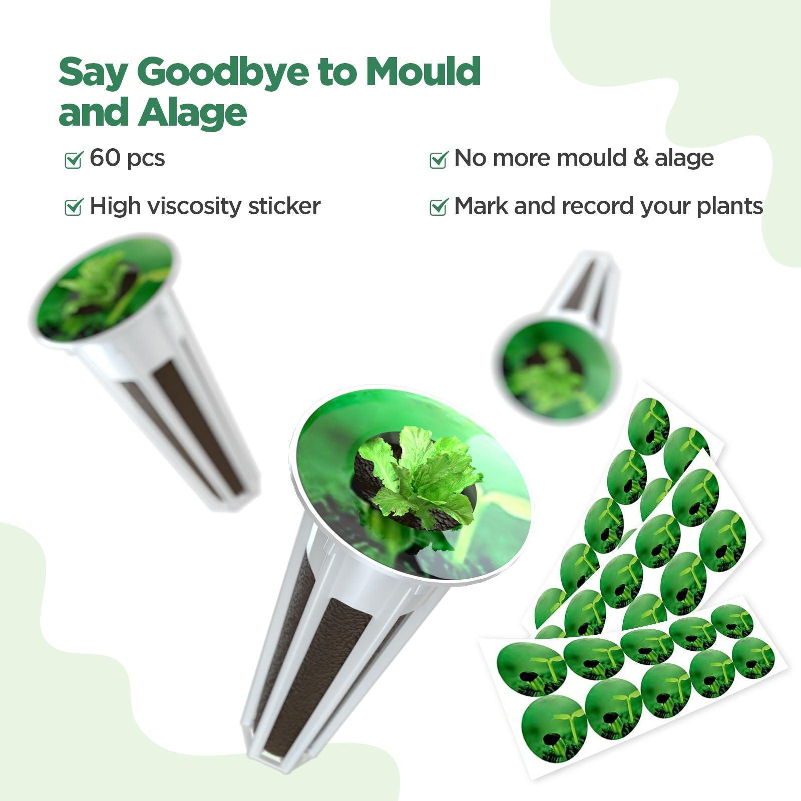 172Pcs Hydroponics Growing System Replacement Seed Pod Kits - LetPot's garden