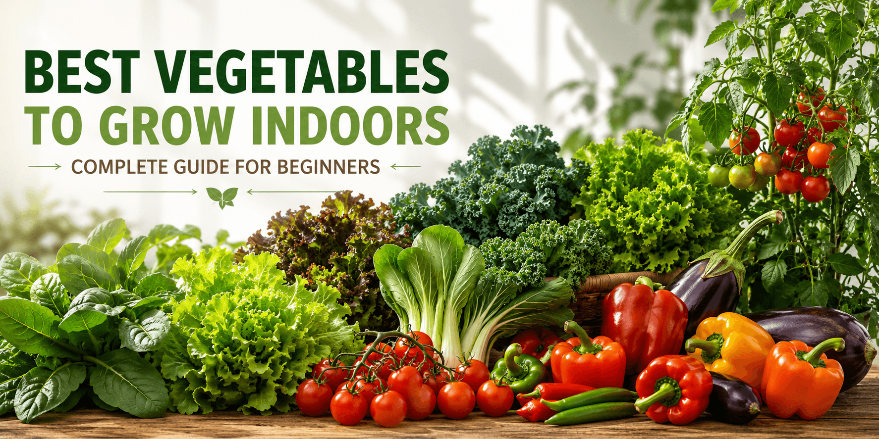 How to Grow Vegetables Indoors Year-Round: A Beginner-Friendly Guide