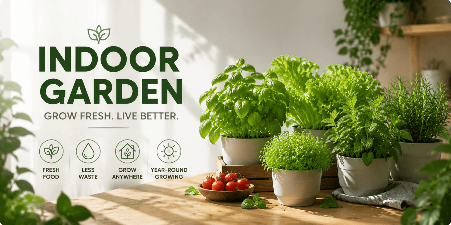 Indoor Garden vs Hydroponics: Understanding Smart Indoor Growing Systems