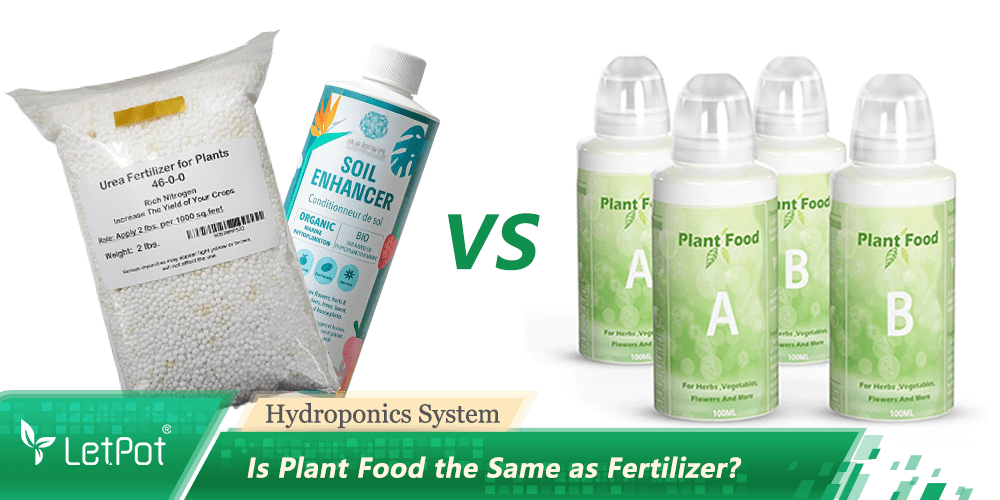 Is Plant Food the Same as Fertilizer?