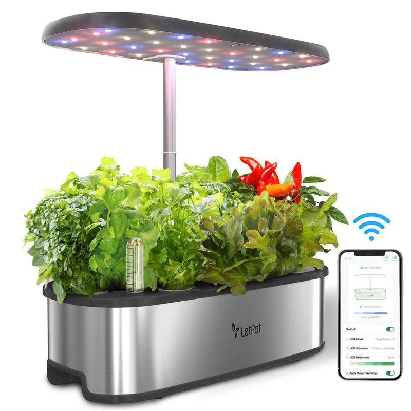 Senior Hydroponics Growing  System, 12 Pods Smart Garden with App Control