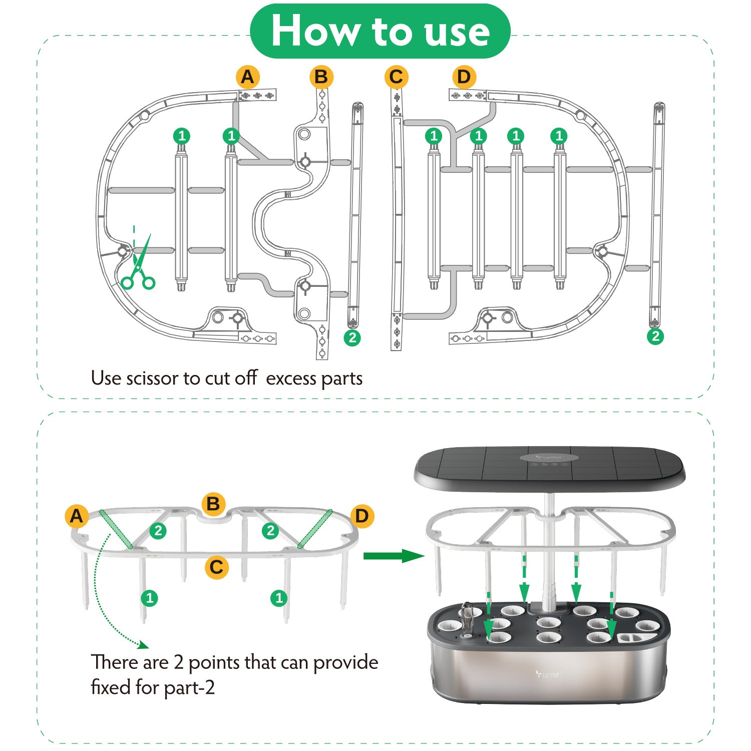 Hydroponics  System Growing Trellis Stand