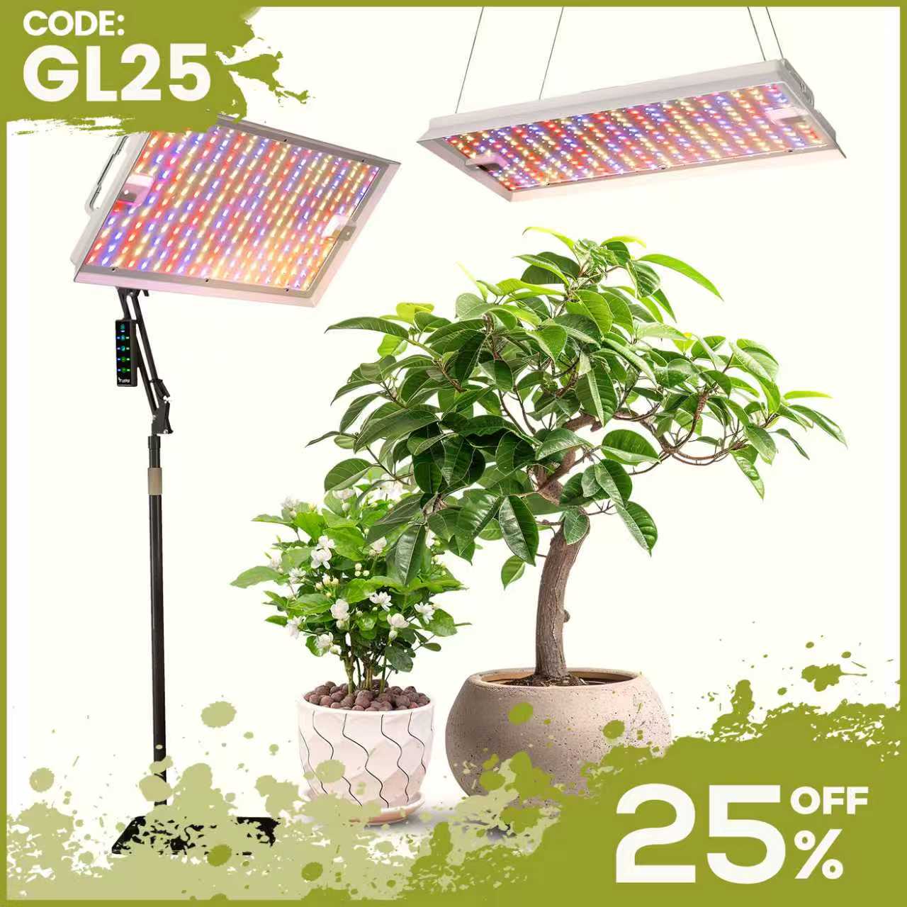 LetPot Smart Grow Lights For Indoor Plants - 100 Watt