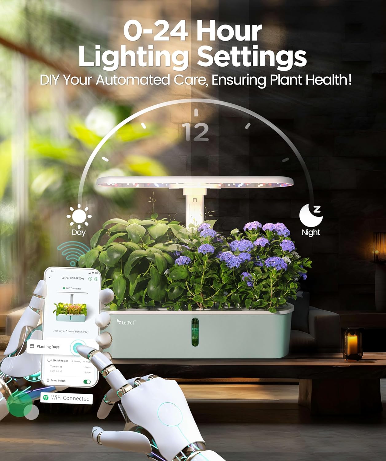 LetPot Air 10 Pods Hydroponic Gardening System