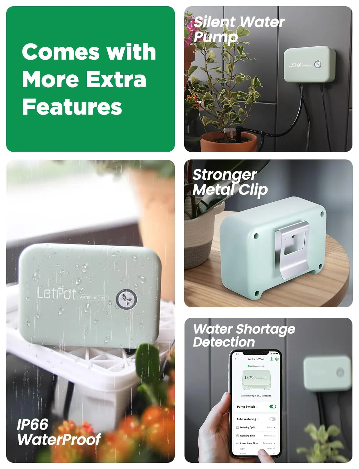 long reach indoor plant waterer Grey / US DI-Smart Automatic Watering System