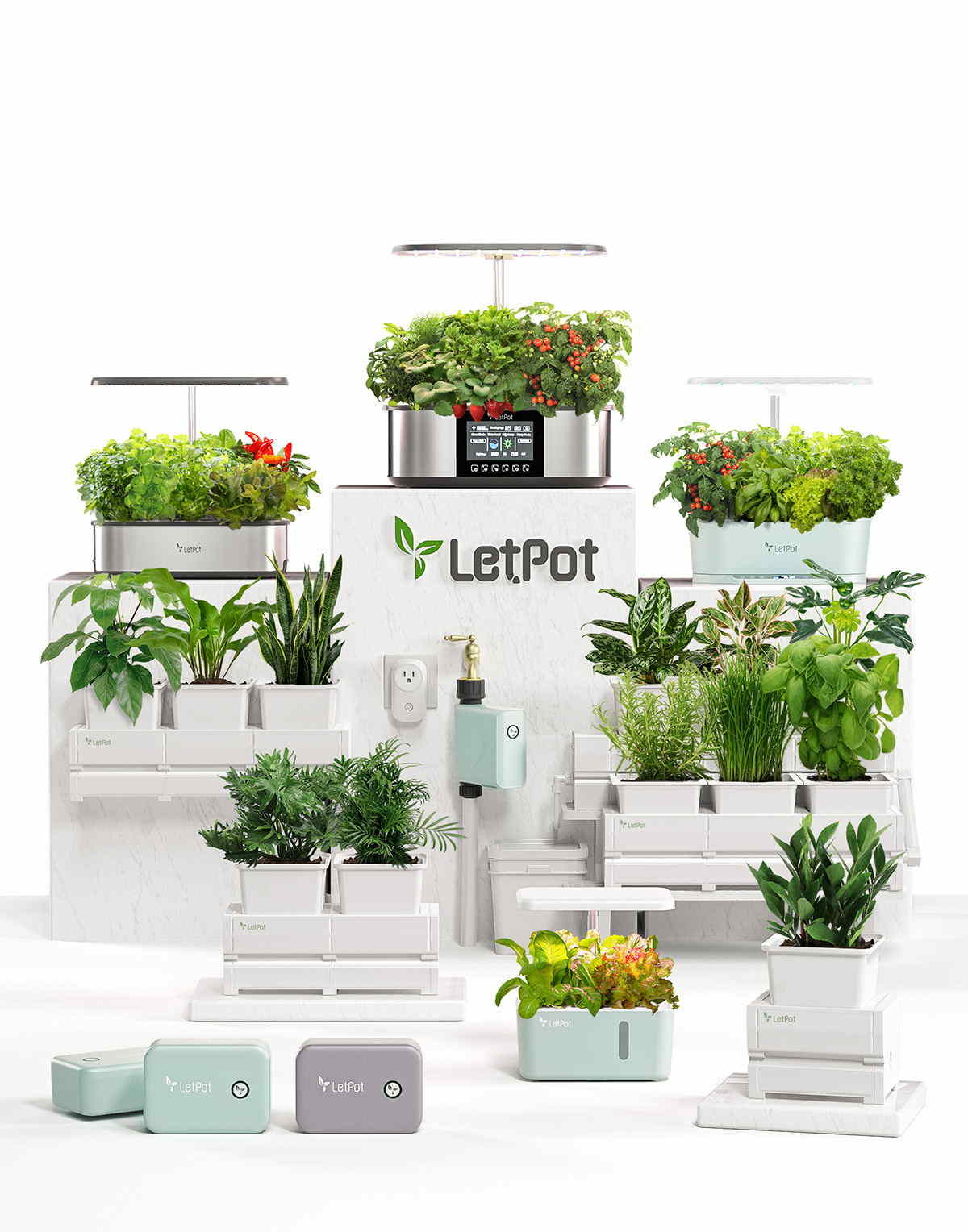 LetPot® indoor Garden, Hydroponic Smart Planter with App Control