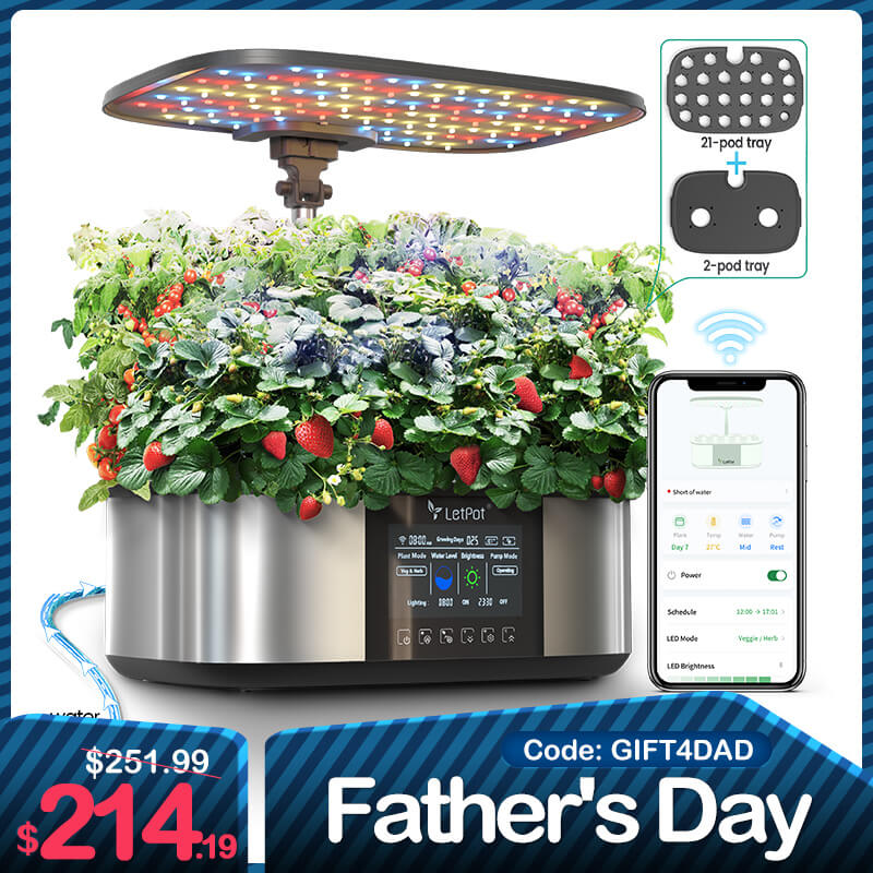 LetPot Max Hydroponics System 21-Pod and 2-Pod