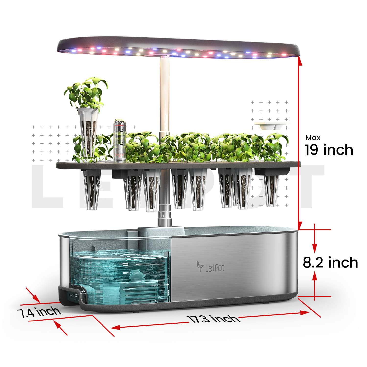 LetPot Senior Hydroponics Growing System 12 Pod Hydroponic grow