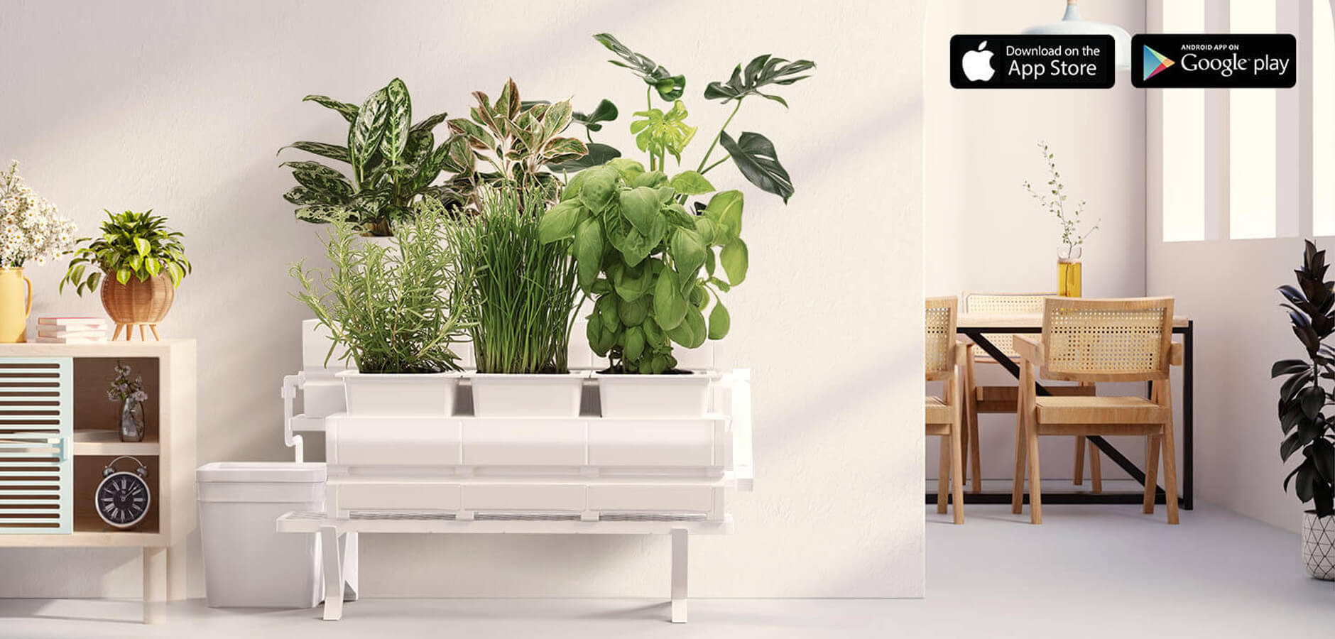 LetPot® indoor Garden, Hydroponic Smart Planter with App Control