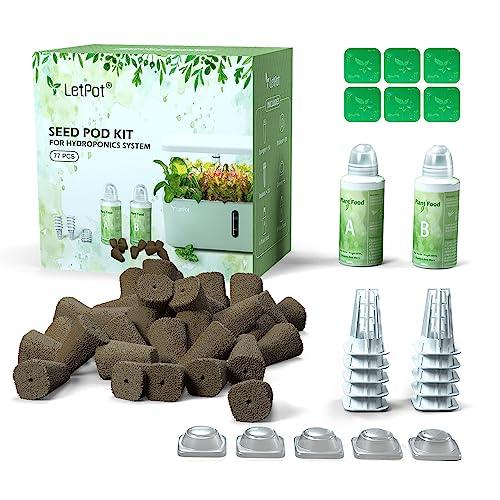 77 Pcs Square Hydroponics Growing System Replacement Seed Pot Kits(Suitable for Mini only)