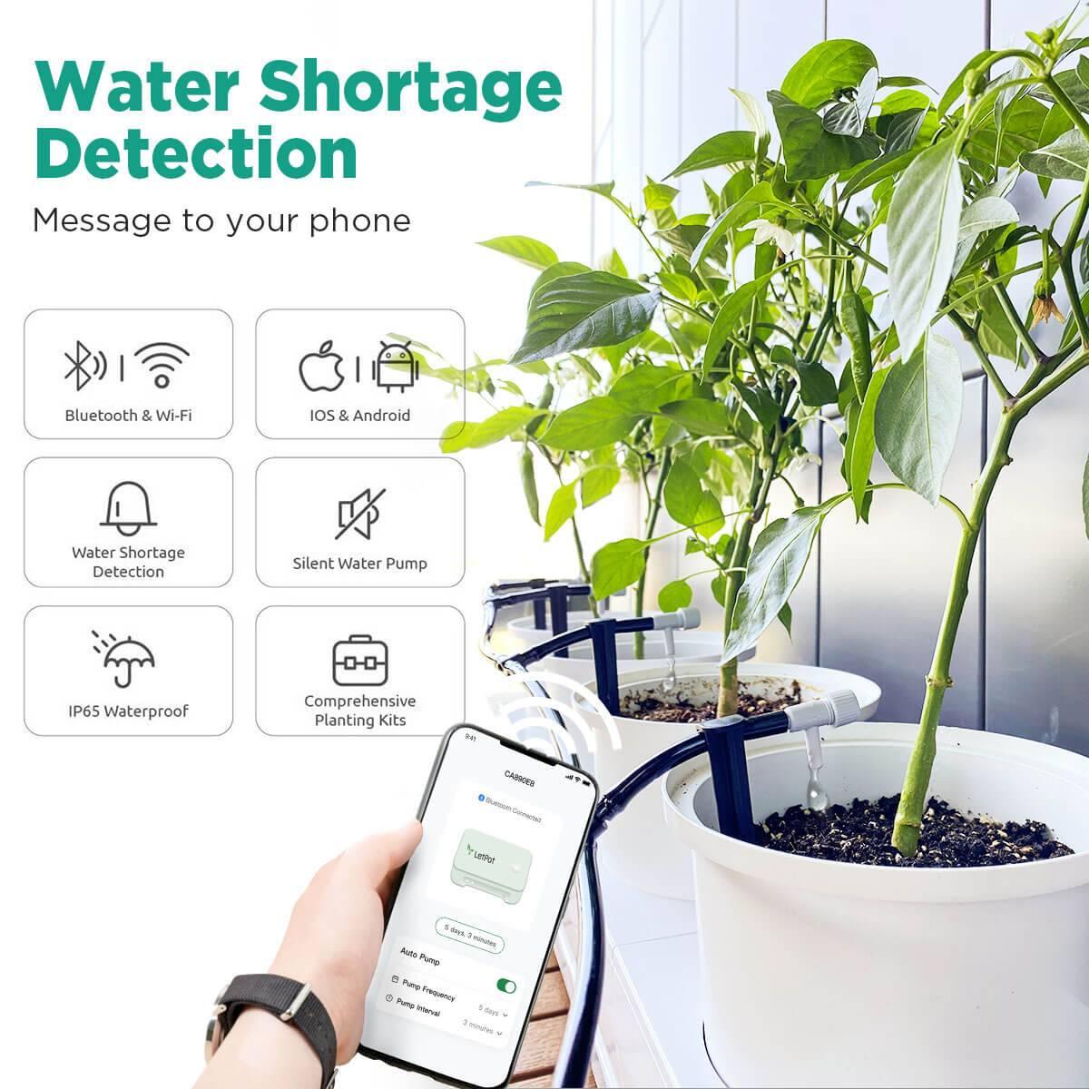 LetPot automatic plant watering system