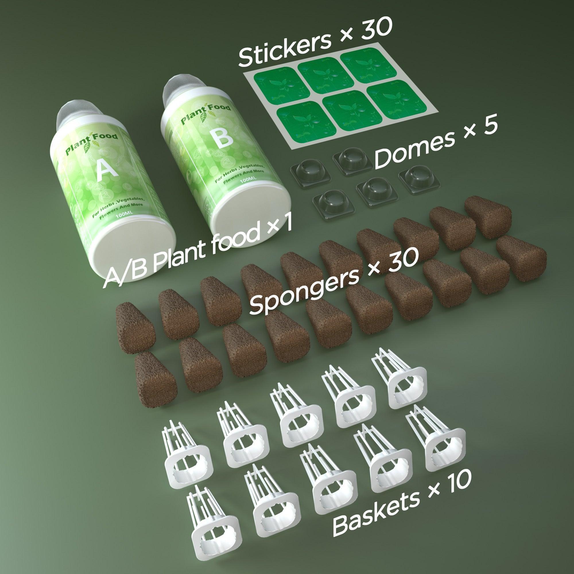 plant food for hydroponic growing LetPot Replacement Seed Pod Kits for LetPot Mini Hydroponics