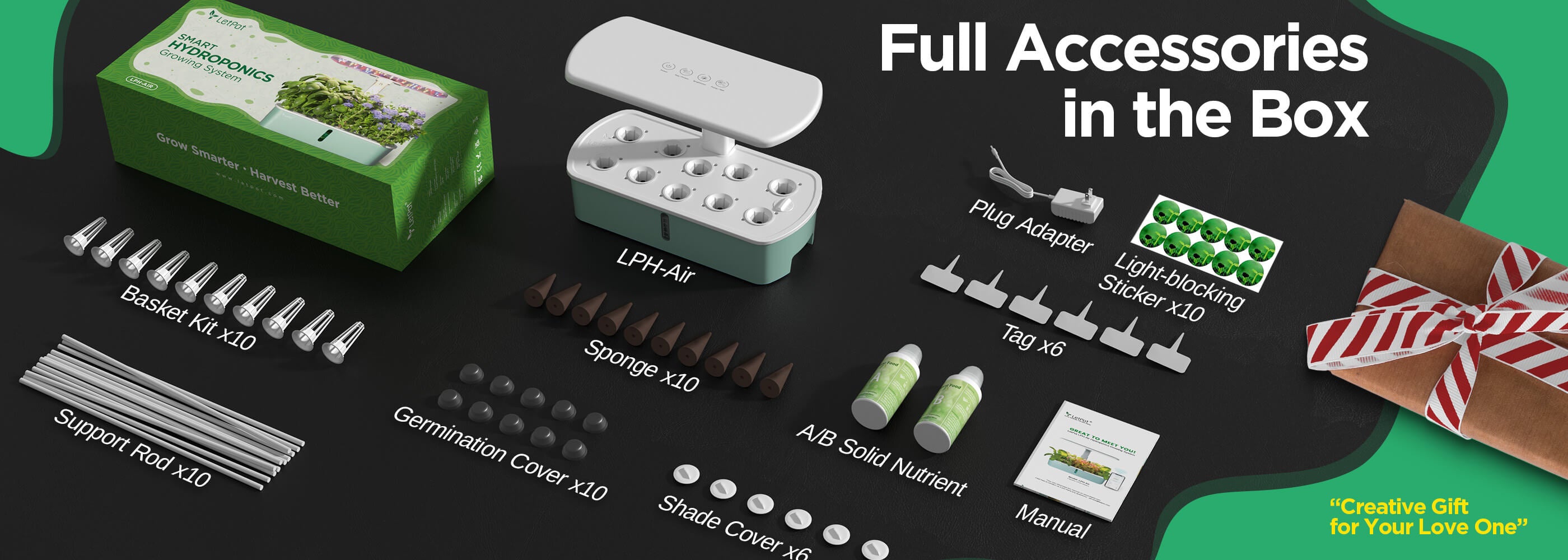 Package details of LetPot Air