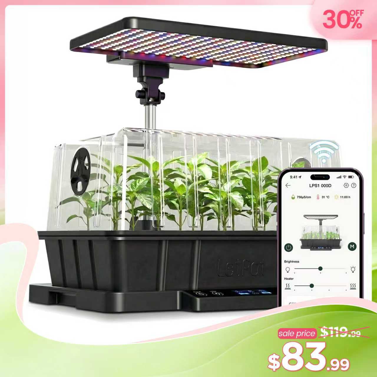 LetPot SS-Pro Smart Seed Starter Kit for Seeds & Cuttings