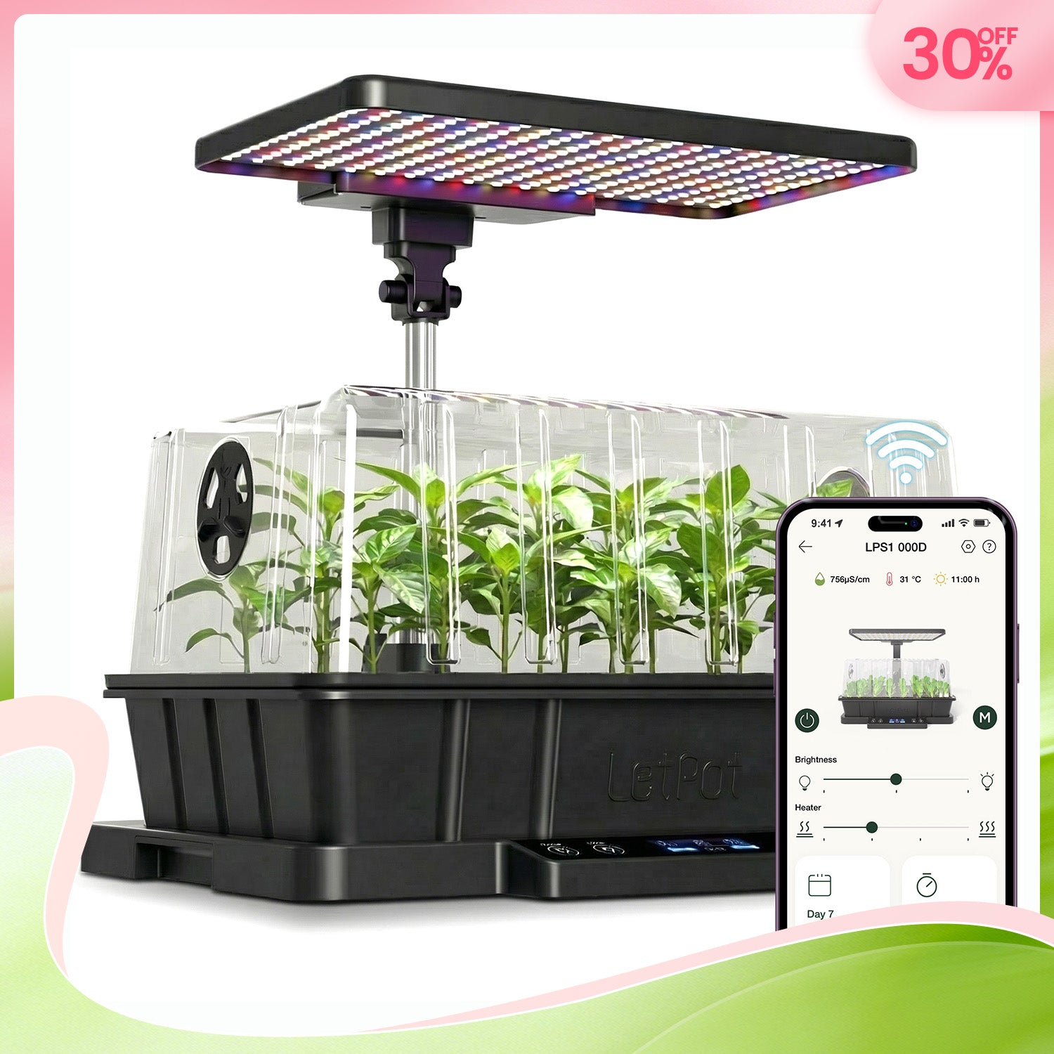 LetPot SS-Pro Smart Seed Starter Kit for Seeds & Cuttings