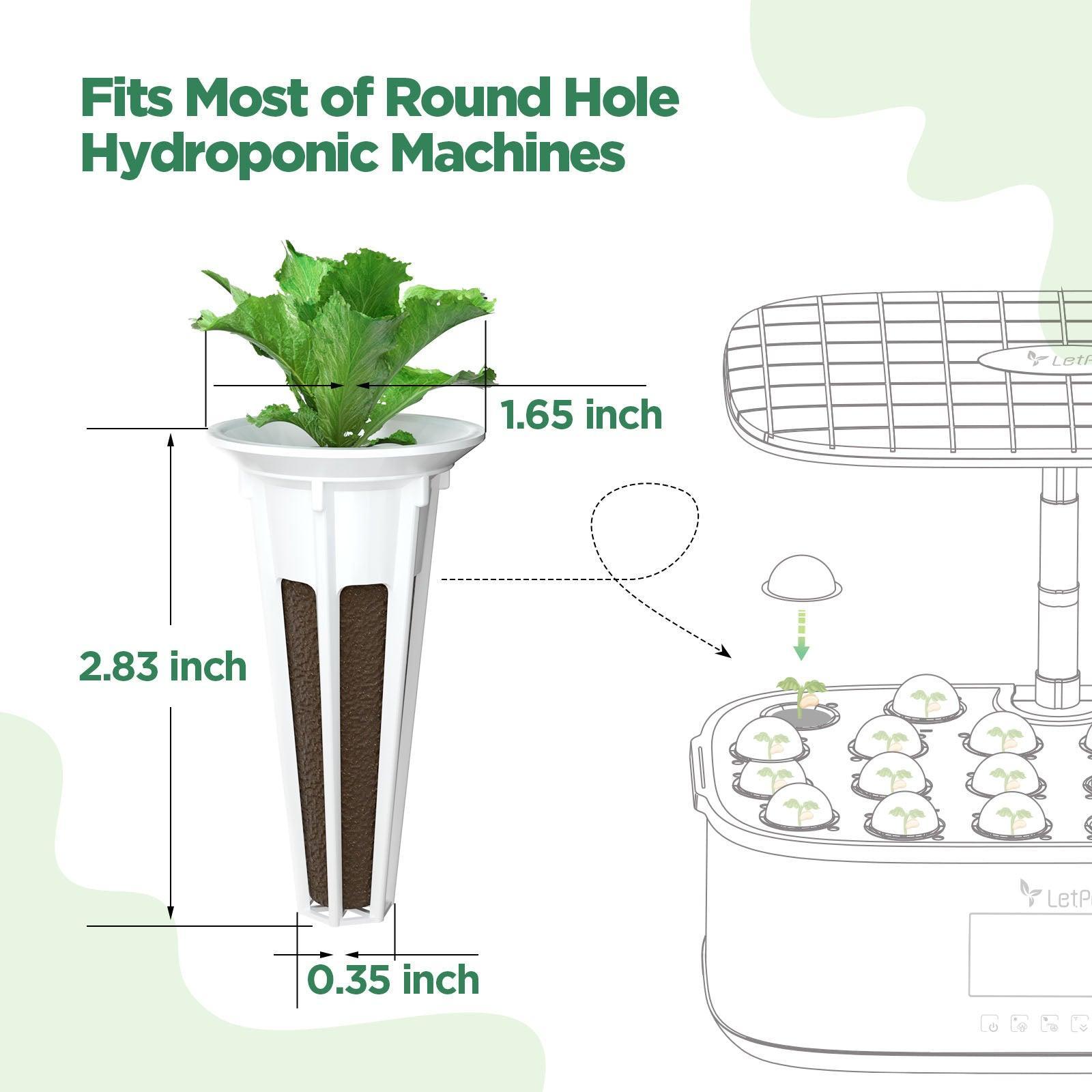 hydroponic garden seed pods 172Pcs Hydroponics System Replacement Pod Kits (Suitable for Max/Senior/Lite/Air)