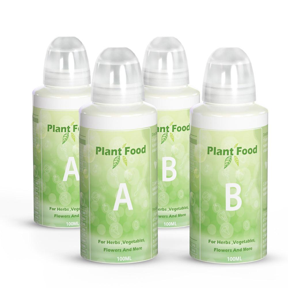 Hydroponics System Natural Liquid Plant food (Nutrients)* 4Pcs - LetPot's garden
